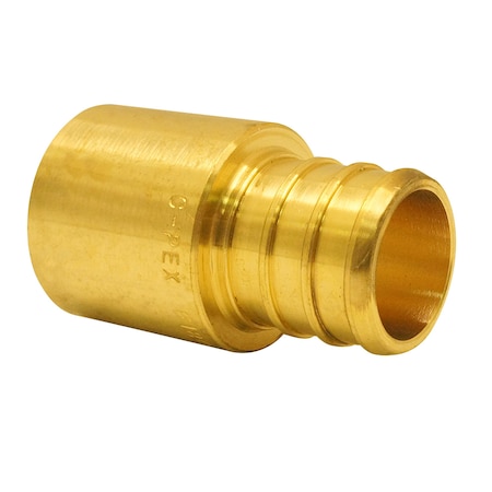 Apollo 3/4 in. Brass PEX Barb x Male Copper Sweat Adapter APXMS3434